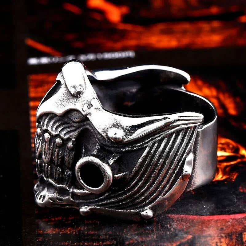 Cobra Strike Ring – 316L Stainless Steel Punk Snake Statement Band