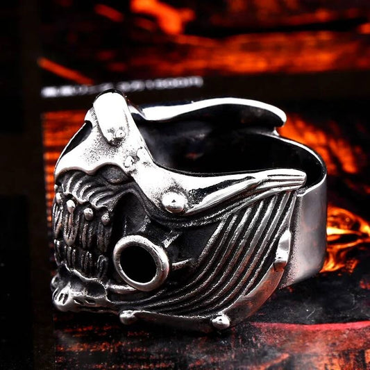 Cobra Strike Ring – 316L Stainless Steel Punk Snake Statement Band