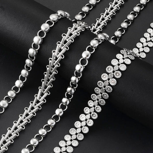 1 piece Huge Stainless Steel Handmade Link Chain For Men Necklace Bracelet Jewelry Not allergic