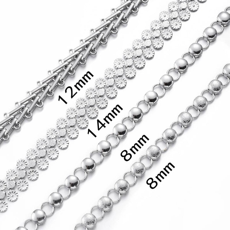 1 piece Huge Stainless Steel Handmade Link Chain For Men Necklace Bracelet Jewelry Not allergic