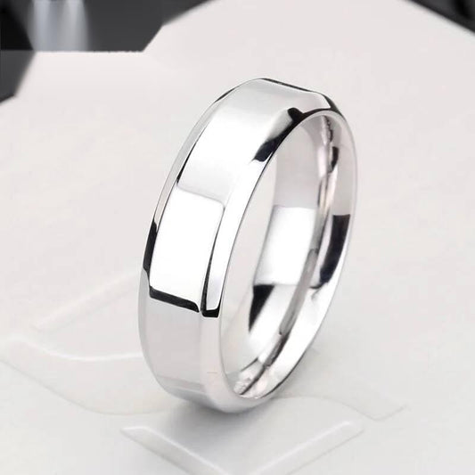High-Polished Statement Ring - Stainless Steel Cool Sizable Men's Jewelry