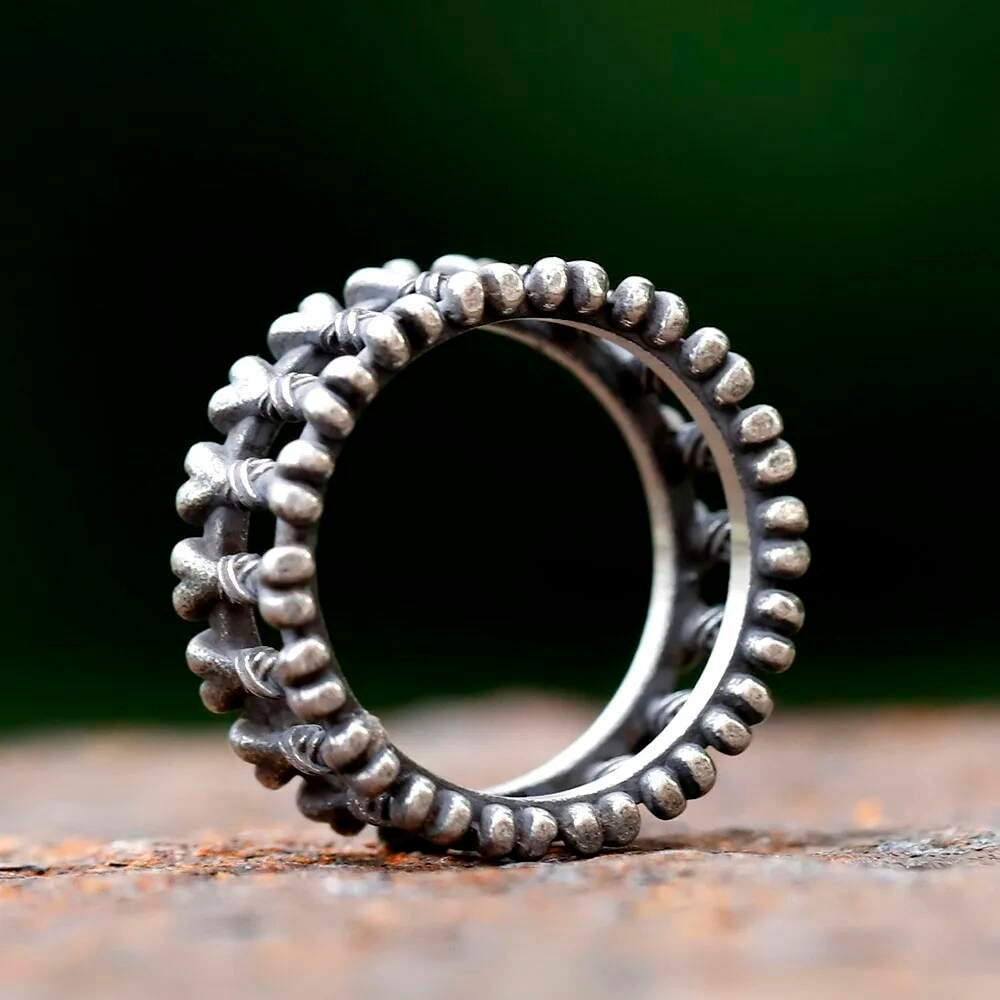 Punk Rock Skull Ring - Stainless Steel Gothic Statement Jewelry for Men