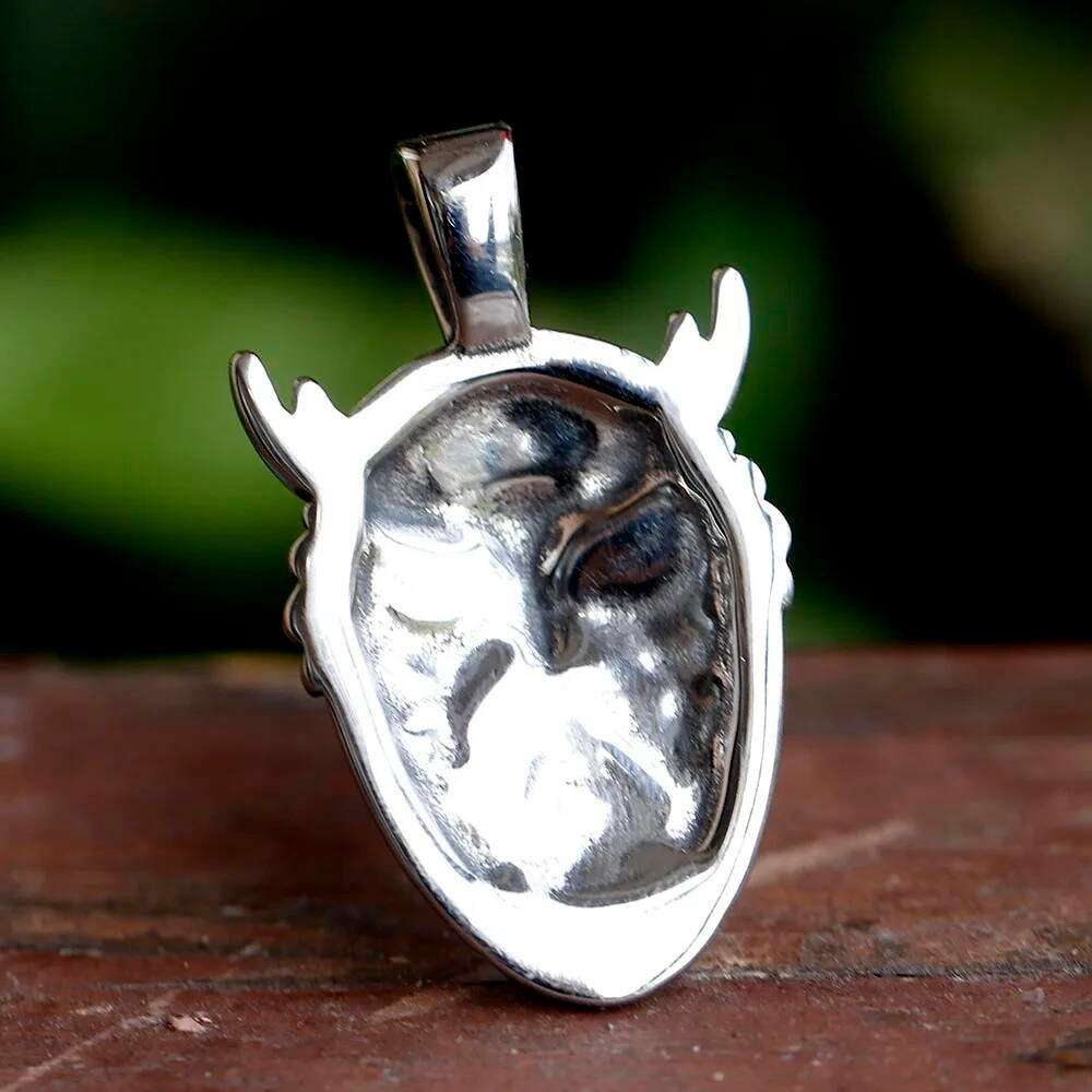 Owl Pendant Necklace with All-Seeing Eye – Mysterious Symbol Jewelry