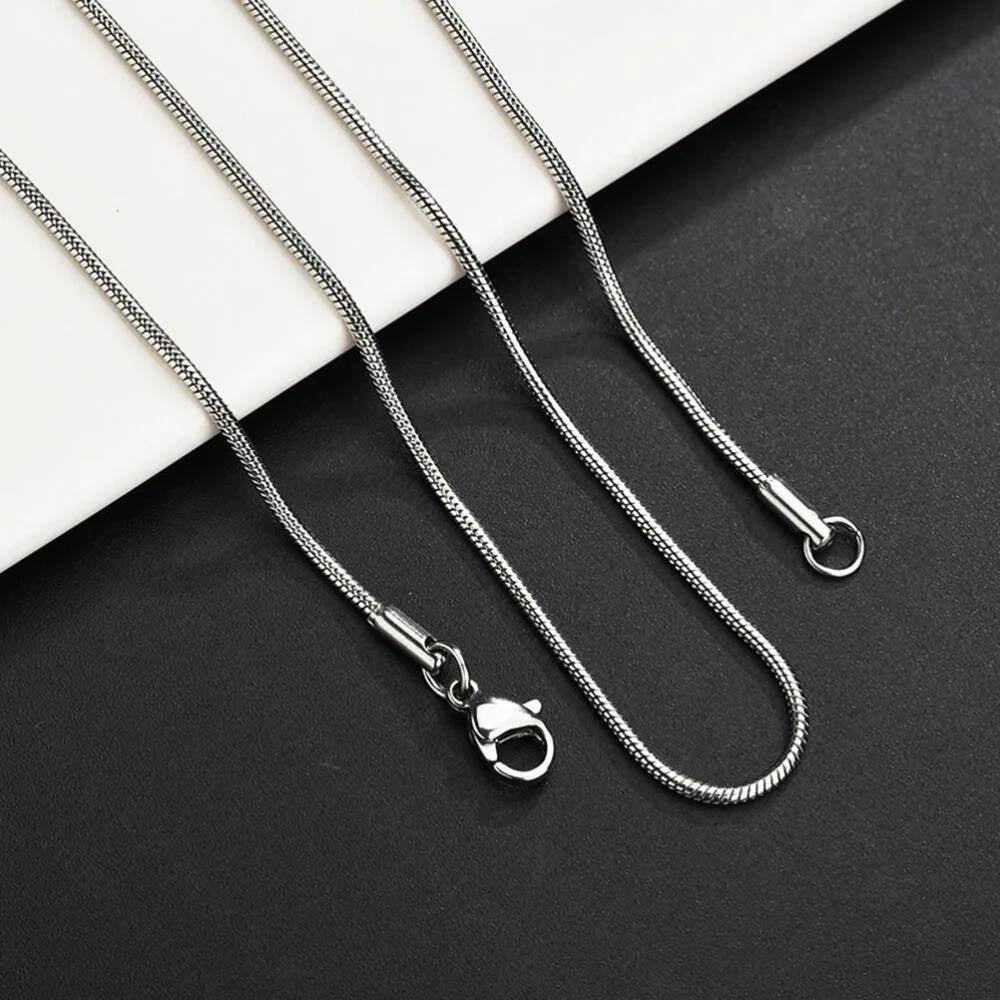 1 piece Stainless Steel Width 0.9/1.2/1.5mm Snake chain necklace For Pendant Necklace Bracelet