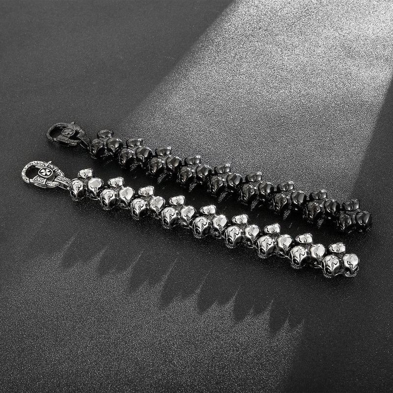 Steampunk Skeleton Bone Bracelet Men Devil Jewelry Dancing Decoration