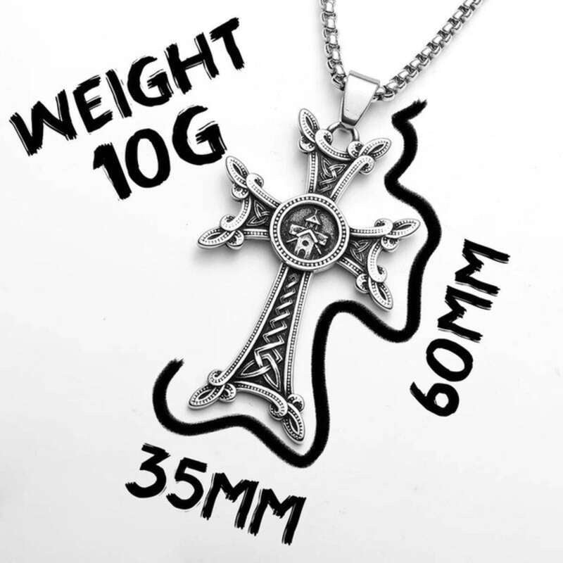 Vintage Silver Cross Pendant, Exquisite Religious Jewelry for Faithful Wearers