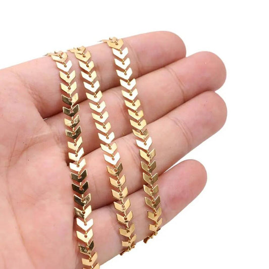 1Pc Not allergic Stainless Steel Leaves Chain Choker Necklace Bohemian Jewelry For Woman with 5cm extention chain
